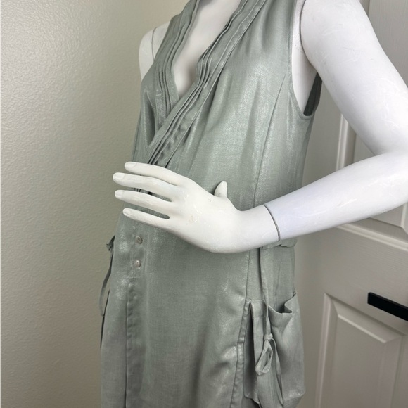 Tomboy Elegant Mint Color Sleeveless Dress/Blazer One Size. #70 - Picture 3 of 13